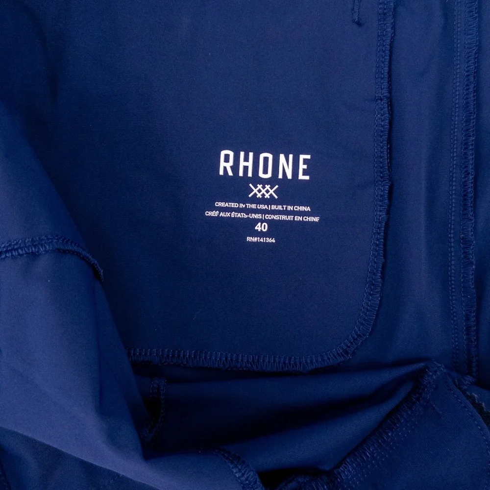 Rhone Resort Shorts Men's 40 Navy‎ Blue Stretch Tech Performance Golf Quick Dry